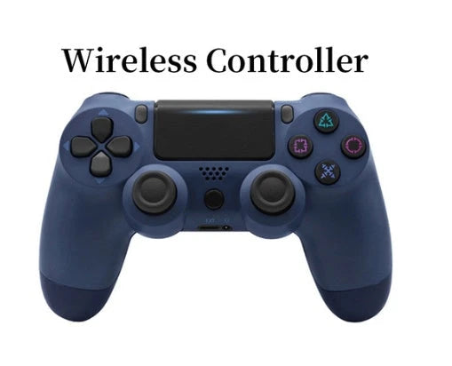 Ergonomic PS4 wireless controller with precise controls, responsive touchpad, and customizable design for an immersive gaming experience
