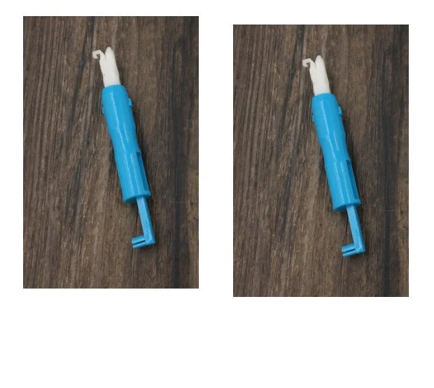 Sewing machine needle threader tool for easy threading