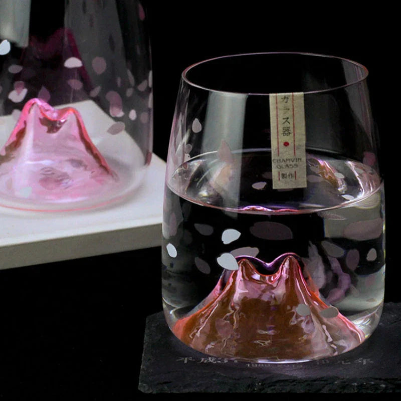 Elegant crystal whisky glasses with intricate hand-blown design, perfect for enjoying premium spirits in style.