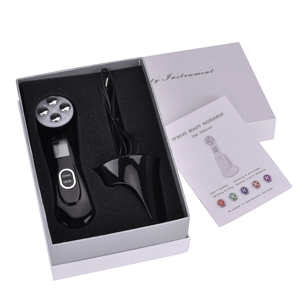 EMS radio frequency beauty instrument for skin rejuvenation