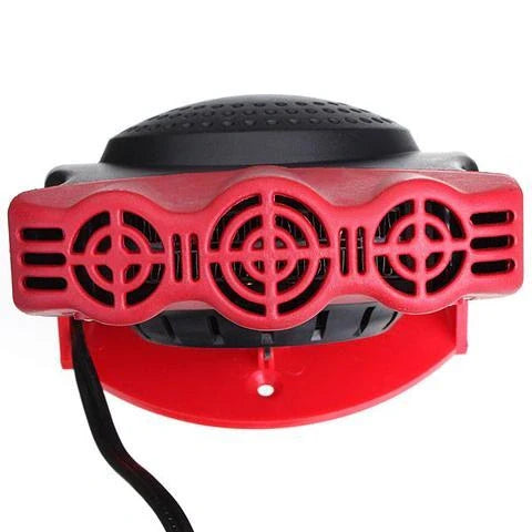 Portable Windshield Defroster with dual cooling and heating functions in black red