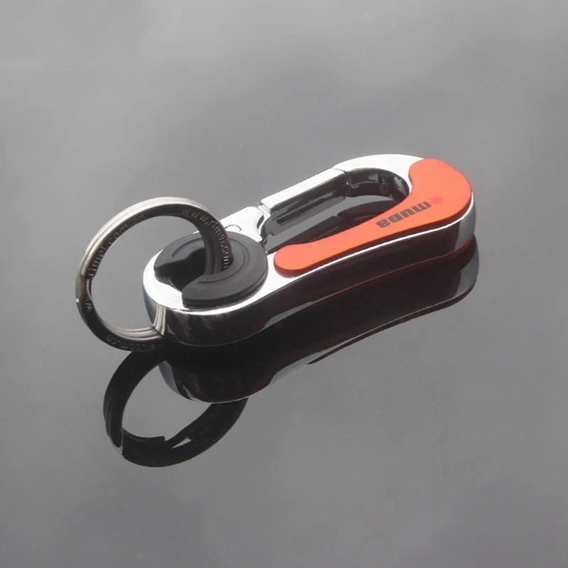 Meida Men's Solid Metal Waist Hanging Car Keychain in various colours