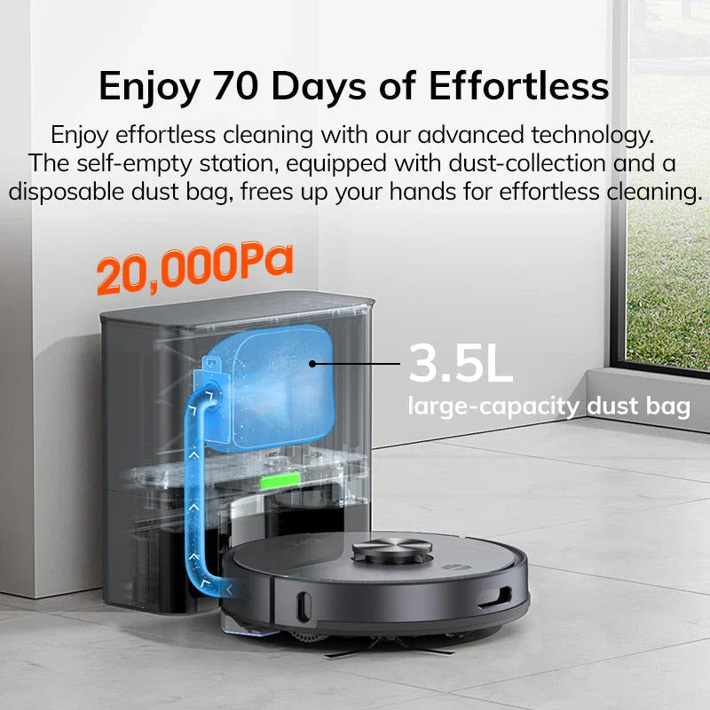 High-Power LDS Robot Vacuum Cleaner with advanced cleaning features for spotless floors