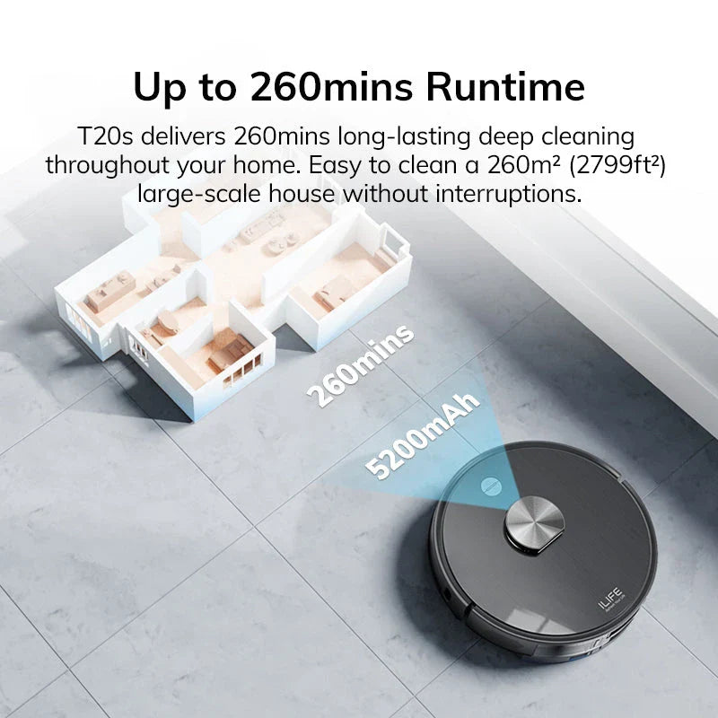 High-Power LDS Robot Vacuum Cleaner with advanced cleaning features for spotless floors