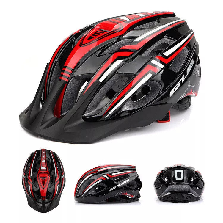 USB Charging Helmet with integrated taillight in bright colours for night cycling safety