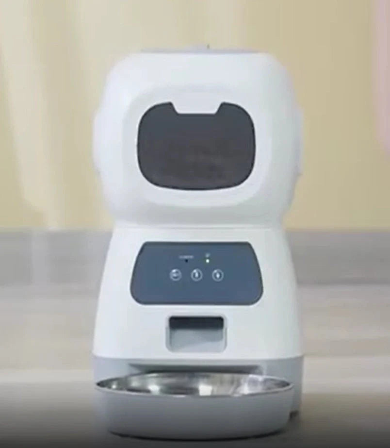 Smart APP Pet Feeder with stainless steel bowl for cats and dogs