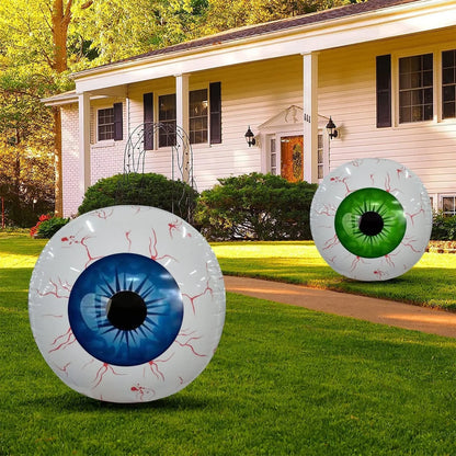 Halloween Eyeball Balloon with vivid bloodshot design for spooky decorations