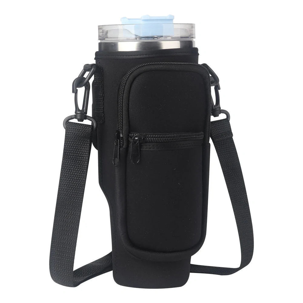 Neoprene thermal sleeve for vacuum straw cups in various colours