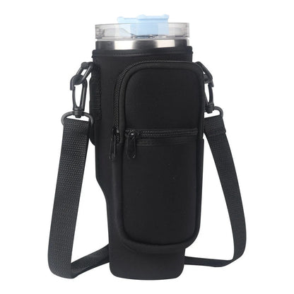 Neoprene thermal sleeve for vacuum straw cups in various colours