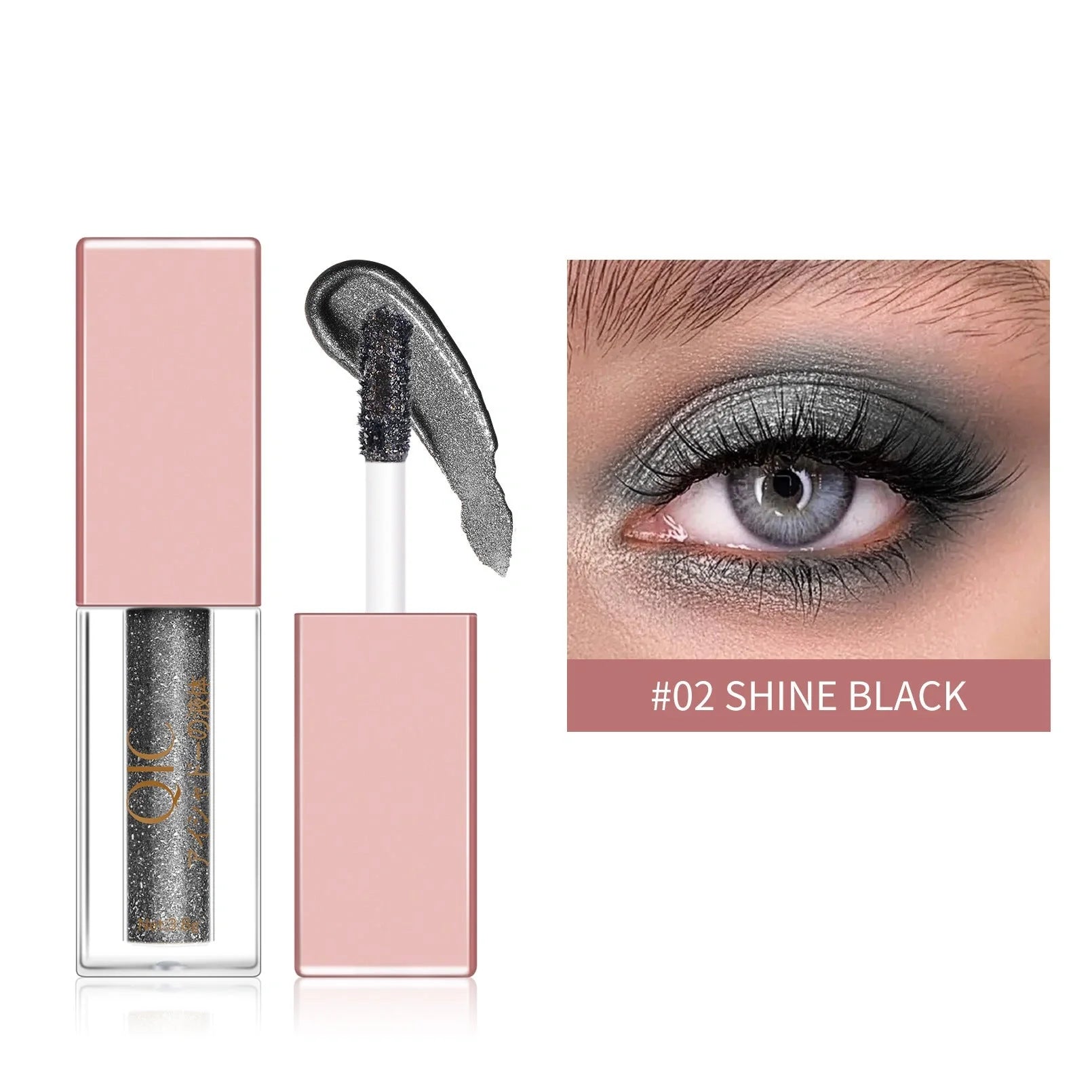 Liquid Eyeshadow with Diamond Pearlescent Finish in various colors