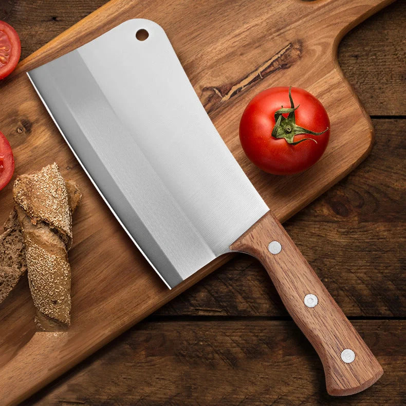 Stainless steel machete with modern design for gardening and outdoor use