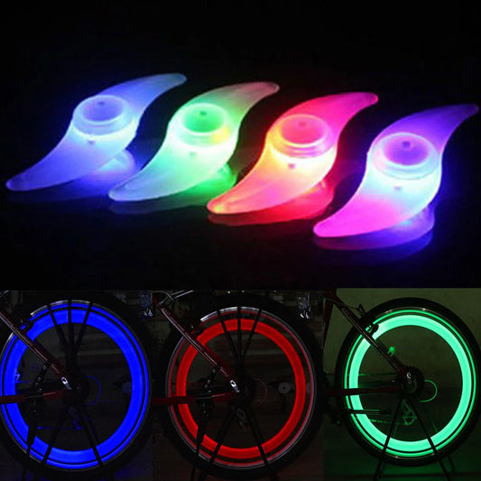 Waterproof LED bicycle spoke light for enhanced night-time visibility