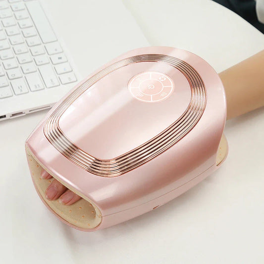 Luxurious 3D Wave Electric Airbag Hand Massager with Heating Function for Soothing Hand Relief and Relaxation