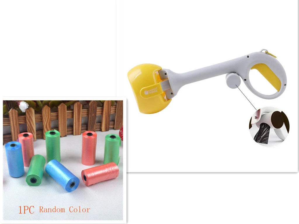 Portable Automatic Pet Waste Cleanup System with Various Color Options and Size Varieties
