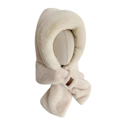 Fleece-lined winter cycling hat with ear protection in various colors