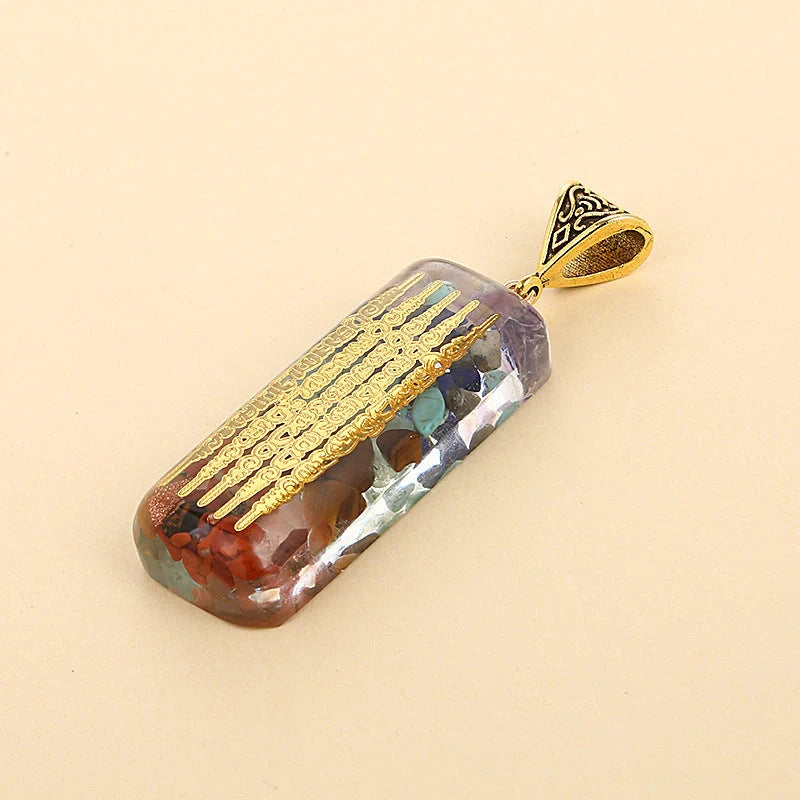 Elegant Chakra-Infused Crystal Pendant: Mindful British-Designed Jewellery for Spiritual Wellness