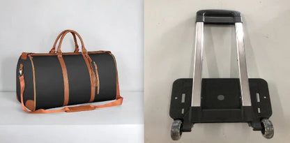 Versatile travel duffel bag for women with waterproof and foldable design, available in various color options