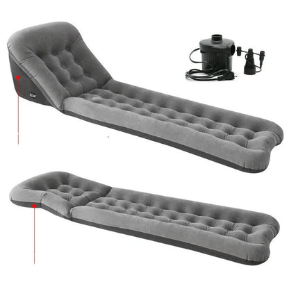 Automatic air mattress for camping with quick inflation feature