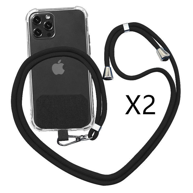Secure and stylish phone lanyard with versatile wearing options, reinforced metal hardware, and durable, skin-friendly materials