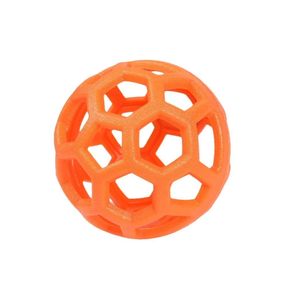 TPR Dog Chew Ball Toy in various colours for interactive play and teeth cleaning