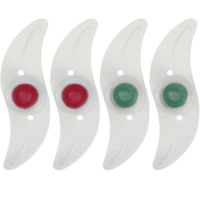 Waterproof LED bicycle spoke light for enhanced night-time visibility