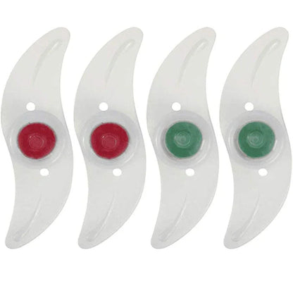 Waterproof LED bicycle spoke light for enhanced night-time visibility