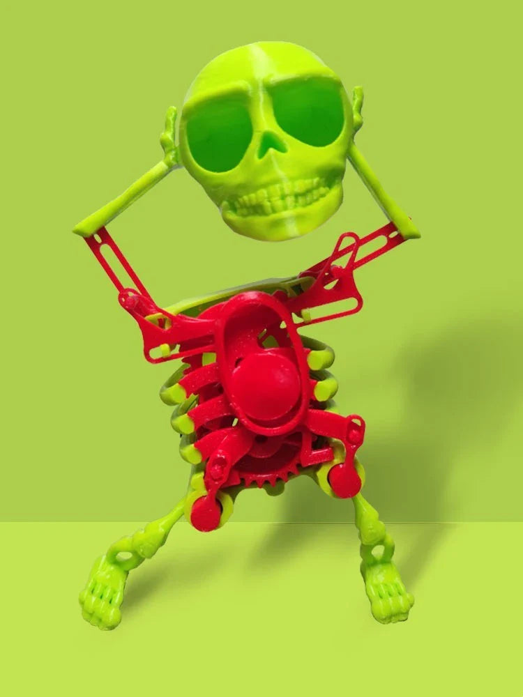 Customizable 3D Mini Skull Desktop Toy with gravity-powered motion and various color options