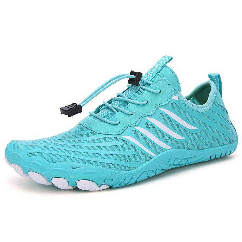 Leisure swimming wading shoes in grey, black, white, and moonlight colours