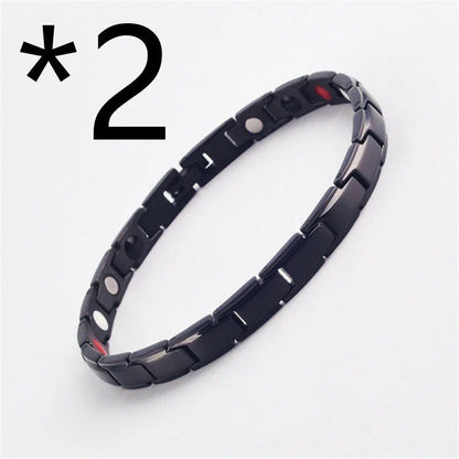 Premium weight loss and slimming bracelet with rhombus design for arthritis pain relief and improved circulation