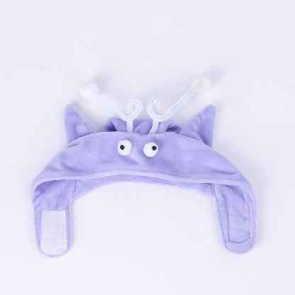 Adjustable head wearing feather funny cat stick toy for indoor play