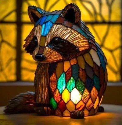 2024 3D Coloured Animal Light Desk Lamp featuring detailed animal designs in vibrant colours