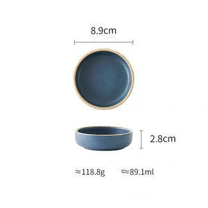 Pure Colour Matte Ceramic Plate Set with sesame point glaze in pink, grey, white, and blue