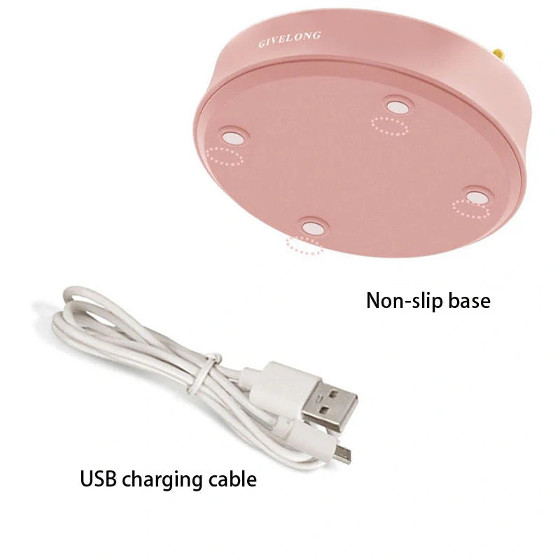 Flower LED Desk Lamp with adjustable brightness and wireless charging