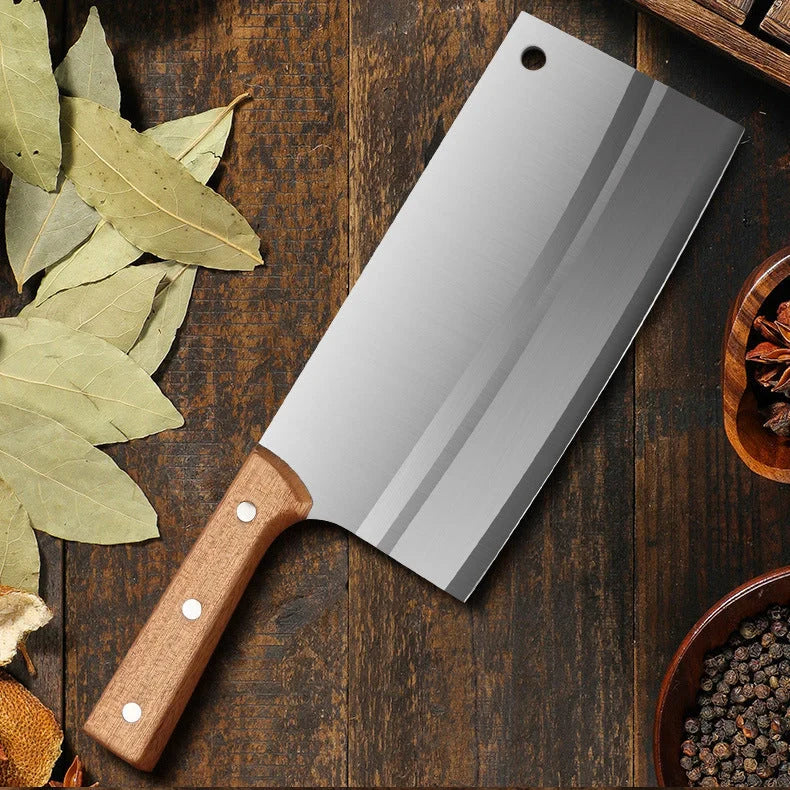 Stainless steel machete with modern design for gardening and outdoor use