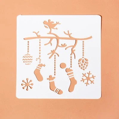 DIY Christmas Hand Tent Album Grow Up Template for creative crafting