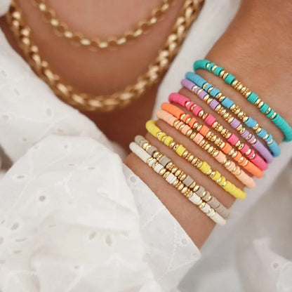 Stylish Bohemian 9 Bracelets Set for summer beach outings and festivals
