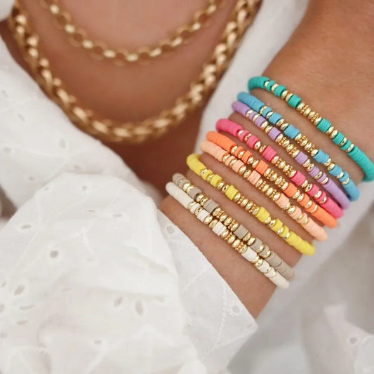 Stylish Bohemian 9 Bracelets Set for summer beach outings and festivals