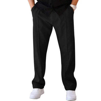 Comfortable drawstring waist casual pants for men in various colors and sizes