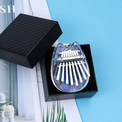Mini Kalimba 8 Keys Thumb Piano in various colorful designs