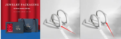 Stylish sterling silver rings with a hidden love pattern design, perfect for romantic gifts or personal accessorizing.