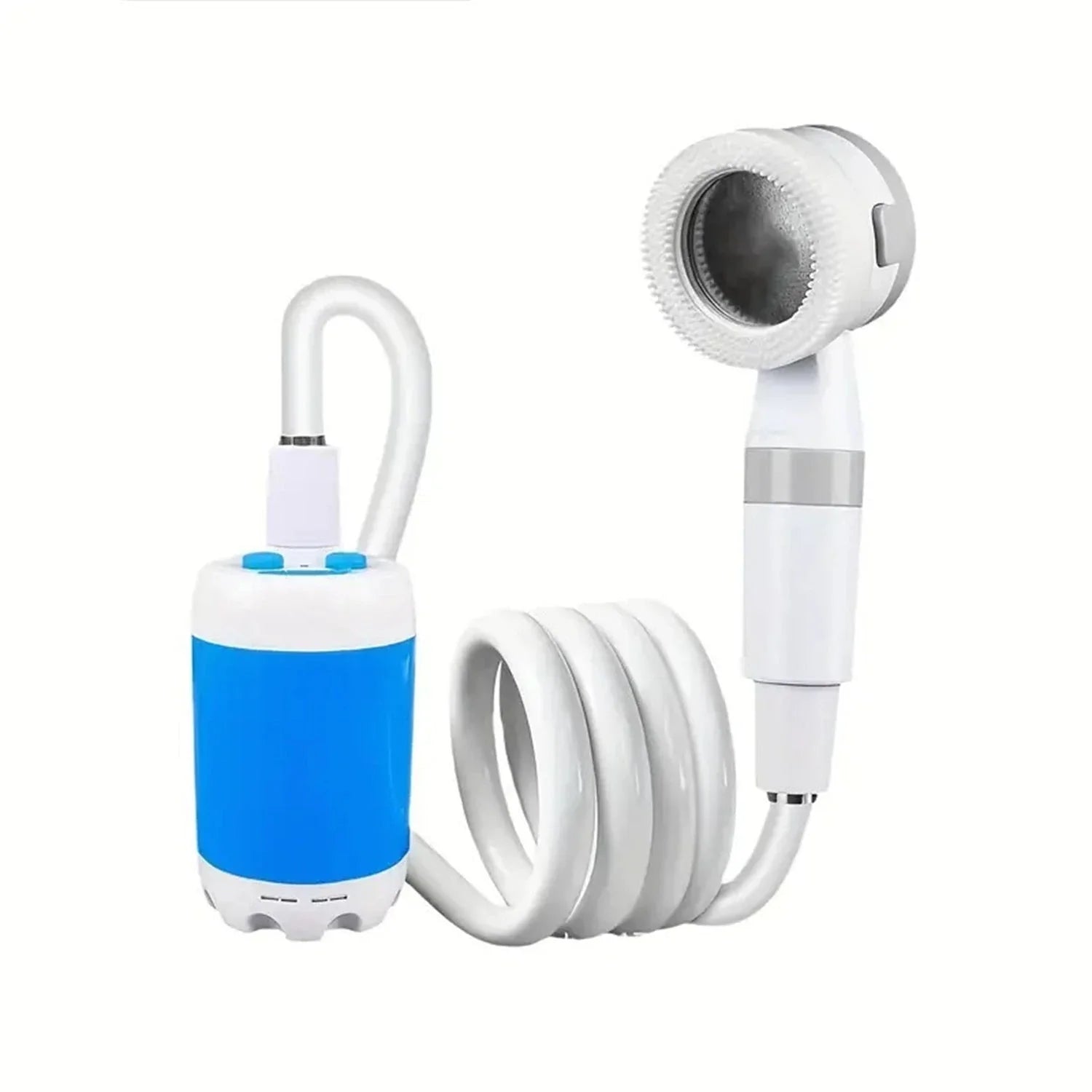 Premium portable outdoor shower with adjustable water flow and waterproof design for camping, hiking, and beach trips