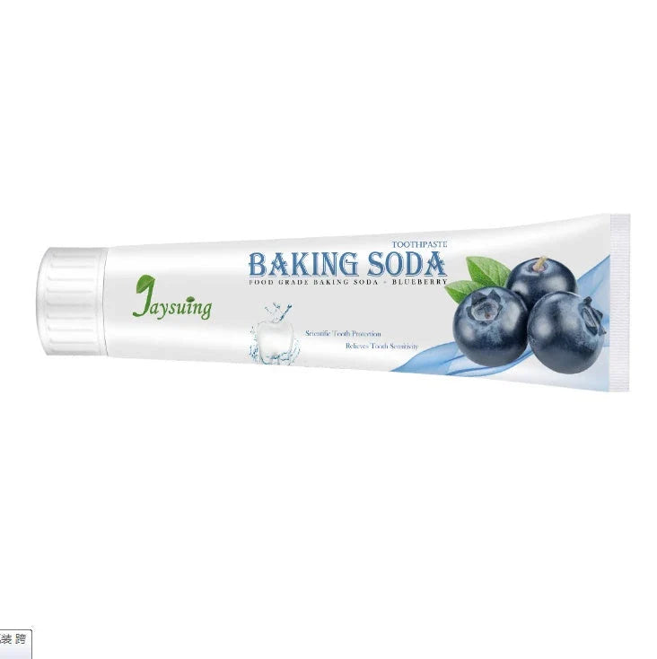 Premium Blueberry Whitening Toothpaste with Baking Soda - Naturally Refreshing Oral Care Solution