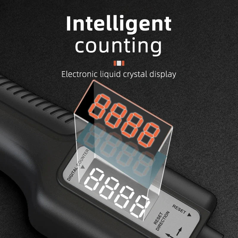 Smart Counting Grip with adjustable resistance for hand and forearm training