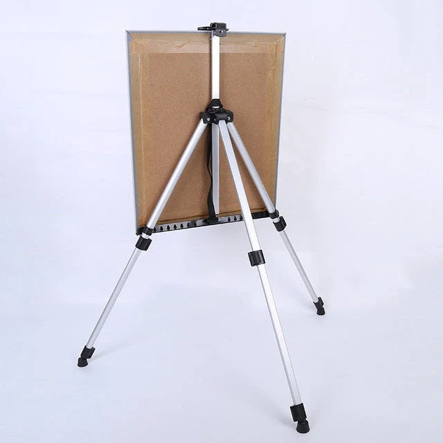Adjustable aluminium alloy painting stand with carrying bag, perfect for artists and students