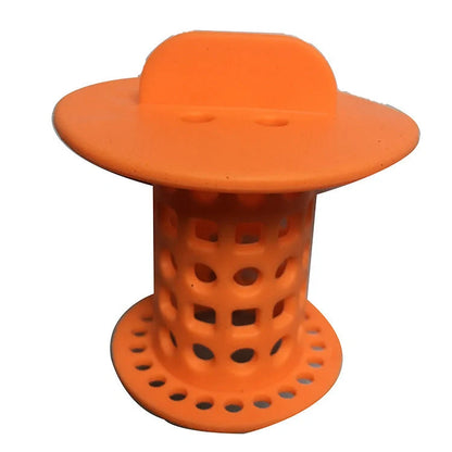 Anti-clogging plastic sink filter for kitchen and bathroom in multiple colors