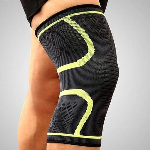 Anti-slip breathable knee support in various colours for joint health