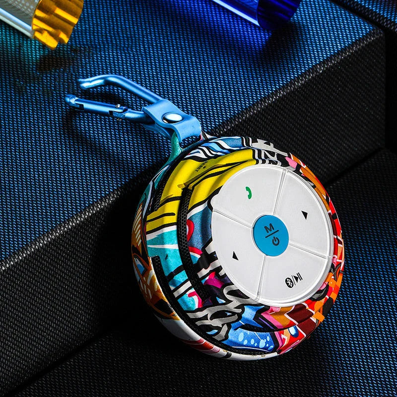 Premium portable Bluetooth speaker with advanced audio processing, durable design, and long-lasting battery life