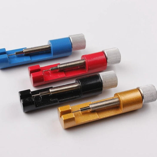 A sleek and compact watch strap adjuster tool for easily resizing and customising watch straps for a perfect fit