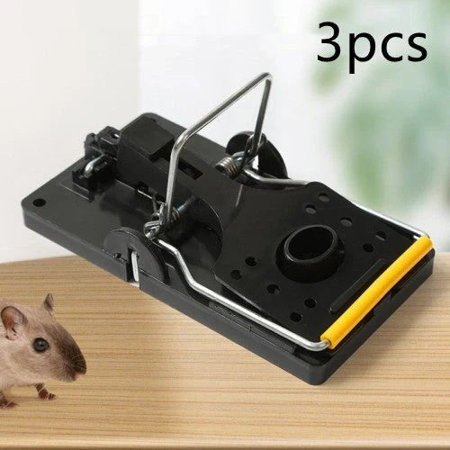 Durable reusable rodent traps with strong springs and smooth, easy-to-clean surface for effective household pest control