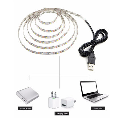 Premium RGB 5050 LED strip lights with vibrant colour options and versatile installation